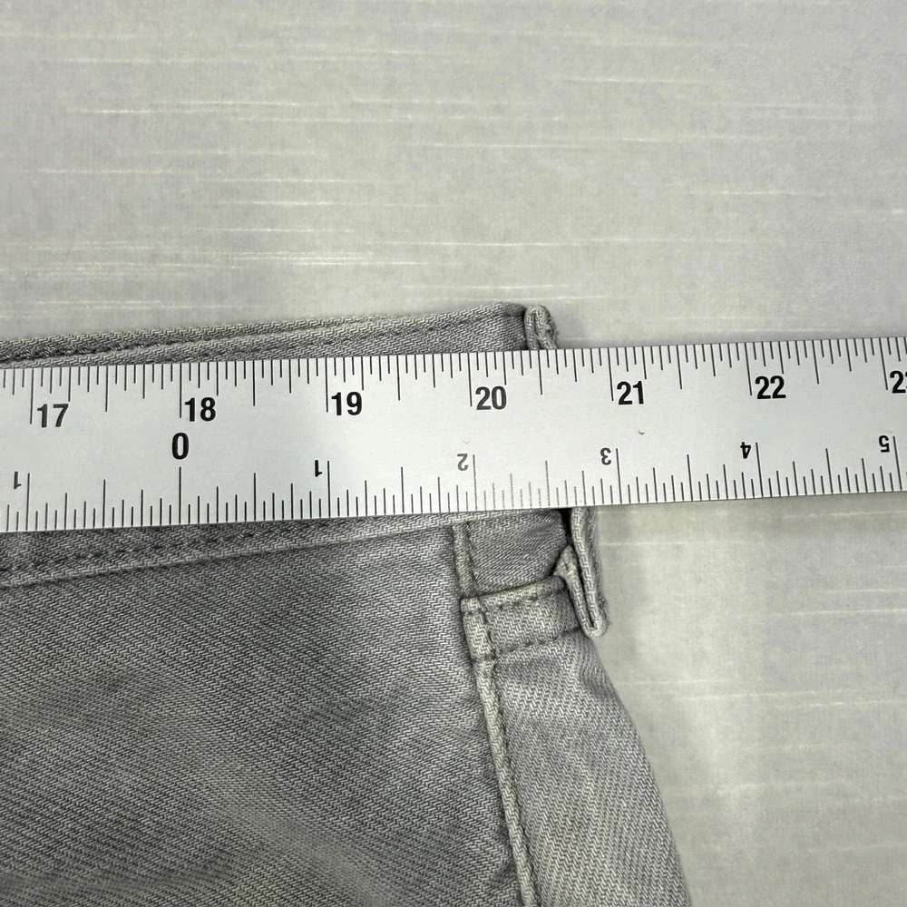 Levis 501xx Jeans Mens 44x32 (Fits 41X29)‎ Straight Gray Selvedge Stained